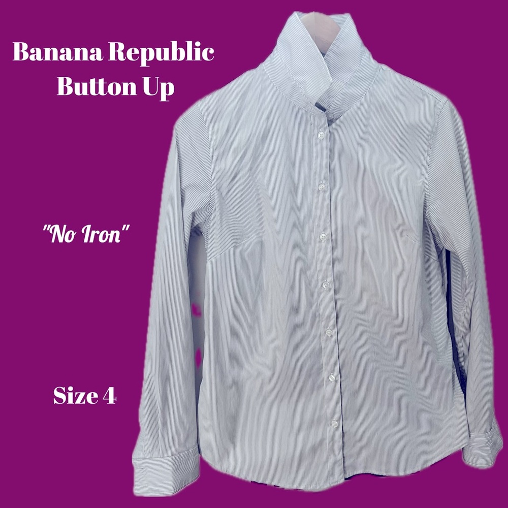 Banana Republic Factory Tailored Easy Care Shirt
